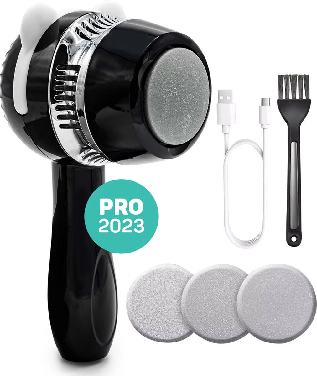 Vulpes BeautyCare® Elektrische Eelt Verwijderaar Pro – Stofzuigfunctie – 3 Snelheden – Inclusief 3 Vijlschijven & Borstel - USB-Oplaadbaar 1 Vulpes BeautyCare® Elektrische Eelt Verwijderaar Pro – Stofzuigfunctie – 3 Snelheden – Inclusief 3 Vijlschijven & Borstel - USB-Oplaadbaar