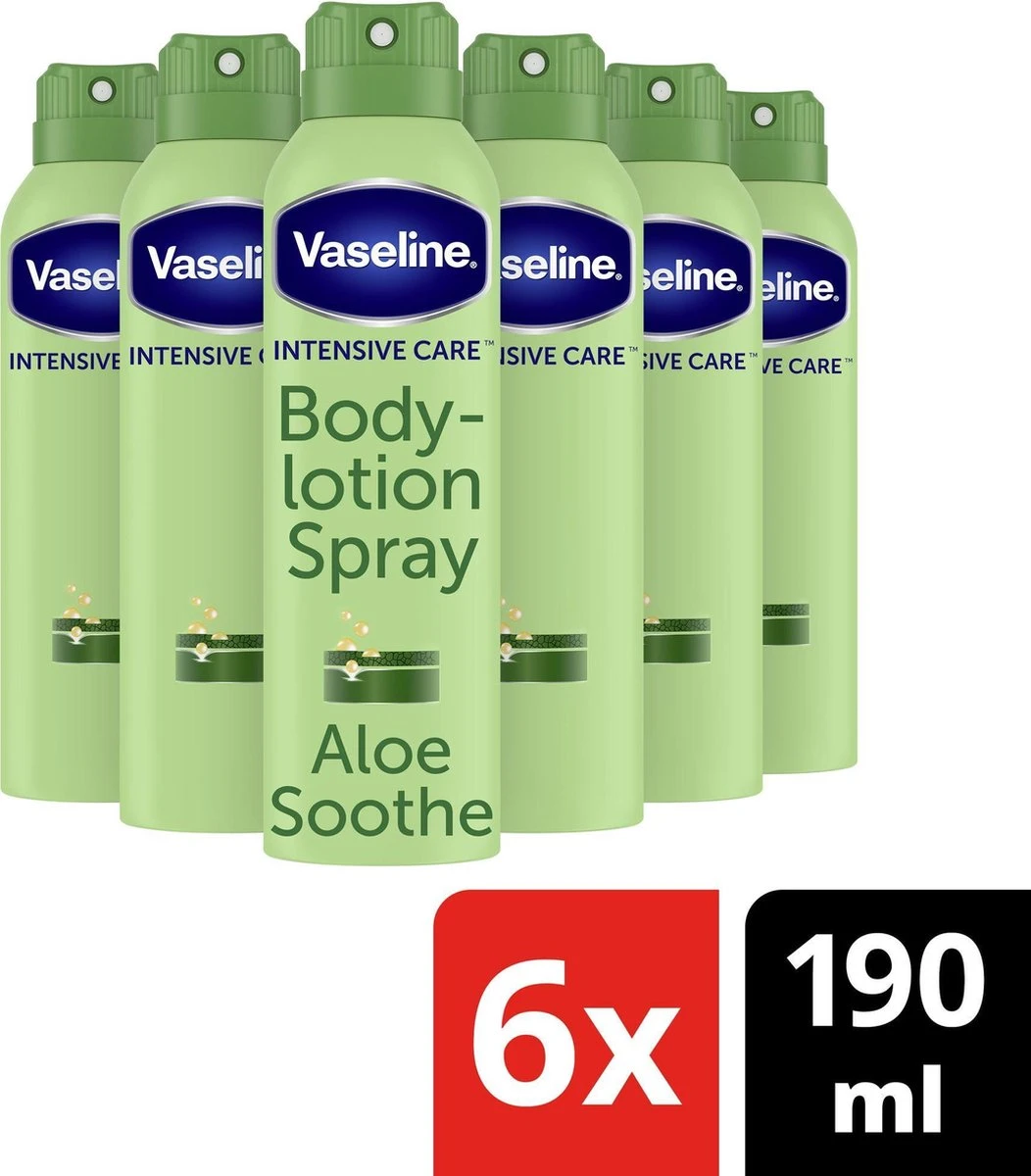Vaseline® Vaseline Lotion Spray AloeFresh 6 X 190 Ml 4 Vaseline® Vaseline Lotion Spray AloeFresh 6 X 190 Ml - Afbeelding 4