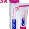 Vitis Gezond Tandvlees Tandpasta - 3 X 75 Ml - Voordeelverpakking
