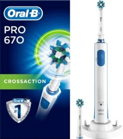 Oral B Oral-B PRO 670 CrossAction - Elektrische Tandenborstel - Met 2 Opzetborstels -Verzorgings Producten Winkel 1063x1200 4