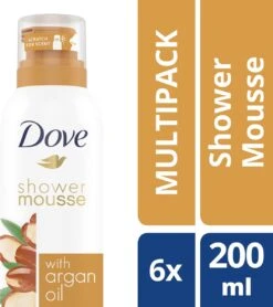 Dove Argan Oil Doucheschuim - 6 X 200ml - Voordeelverpakking -Verzorgings Producten Winkel 1066x1200 2