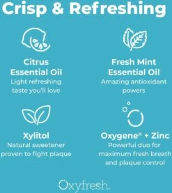 Oxyfresh Power Rinse Mondwater - Lemon-Mint - 473 Ml -Verzorgings Producten Winkel 1071x1200 2