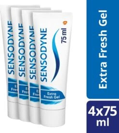 Sensodyne Extra Fresh Gel Tandpasta Voor Gevoelige Tanden 4 X 75 ML