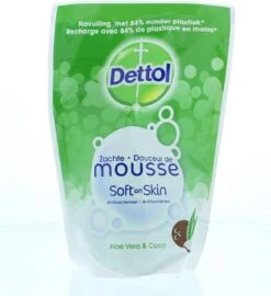 Dettol Handzeep Zachte Mousse - Antibacterieel - Navulling Magic Foam - Aloe Vera & Coco - 200 Ml -Verzorgings Producten Winkel 1097x1200