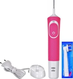 Oral B Oral-B Vitality 100 Roze CrossAction - Elektrische Tandenborstel - Powered By Braun -Verzorgings Producten Winkel 1109x1200 2