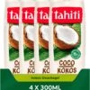 Tahiti Douchegel Kokos 4 X 300ml - Douchegel Voordeelverpakking