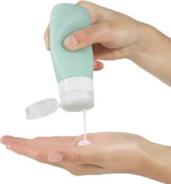 Pazzo Goods - Reisflesjes - Gratis Toilettasje - Reisflesjes Handbagage - Reisflacons - Reisflesjes 100 Ml - Siliconen - 4 Stuks - Duurzaam - Navulbaar -Verzorgings Producten Winkel 1118x1200