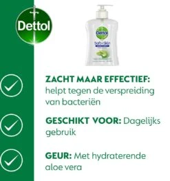 Dettol - Handzeep - Antibacterieel - Verzachtend - Aloë Vera - 6 X 250 Ml -Verzorgings Producten Winkel 1125x1200 8