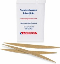 10x Lactona Intersticks Tandenstokers 100 Stuks