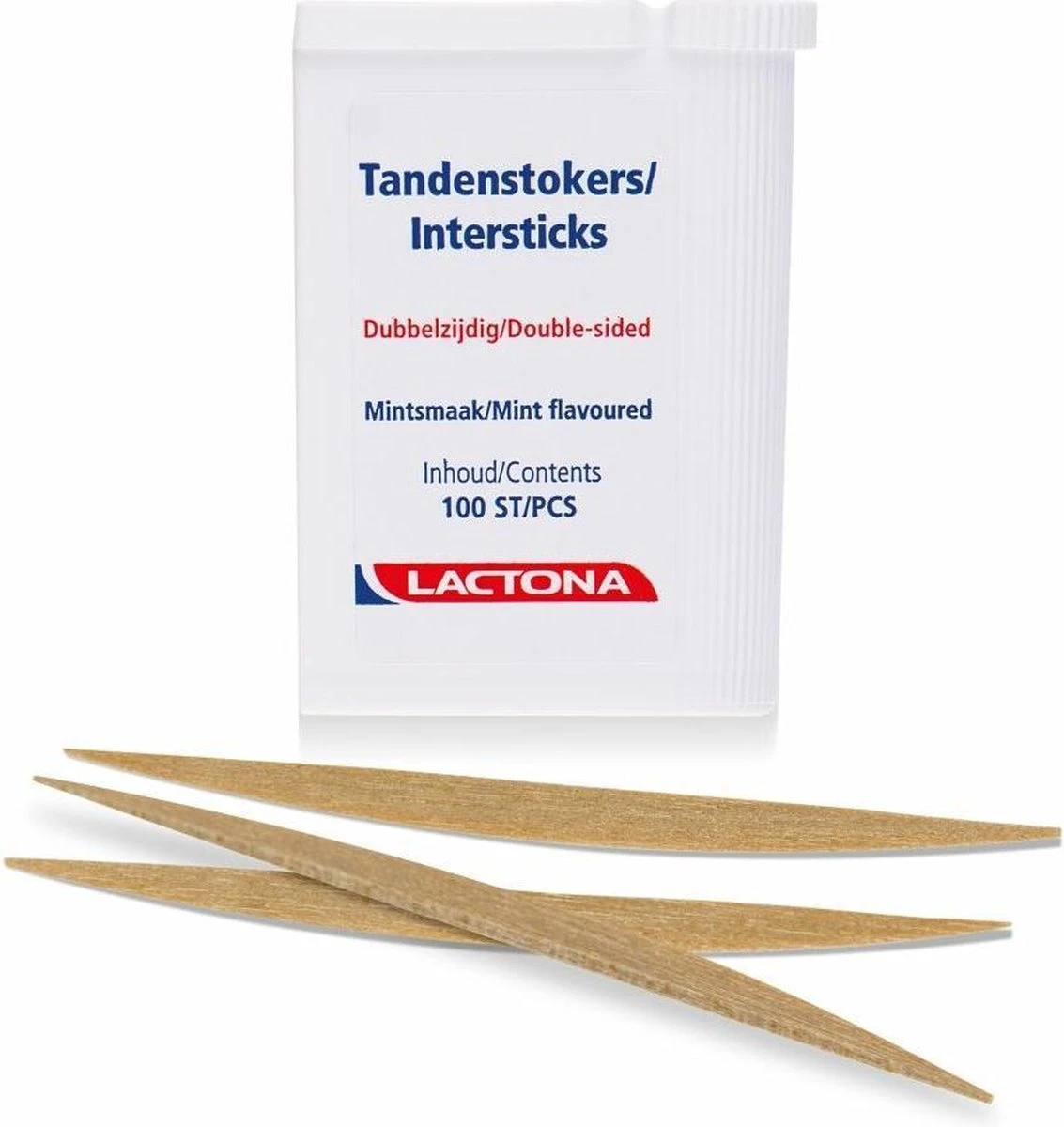10x Lactona Intersticks Tandenstokers 100 Stuks 1 10x Lactona Intersticks Tandenstokers 100 Stuks