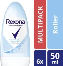 Rexona Dry Cotton Deodorant Roller - 6 X 50 Ml - Voordeelverpakking -Verzorgings Producten Winkel 1142x1200 5
