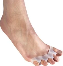 Scarlet Health | Teenspreider "Spreader III"; 1 Paar (2 Stuks) Gelhouder Van Zachte Siliconen; 5-teen Spreider Voor Hallux Valgus, Hamertenen, Kogelvormige Tenen. Vaandel -Verzorgings Producten Winkel 1153x1200