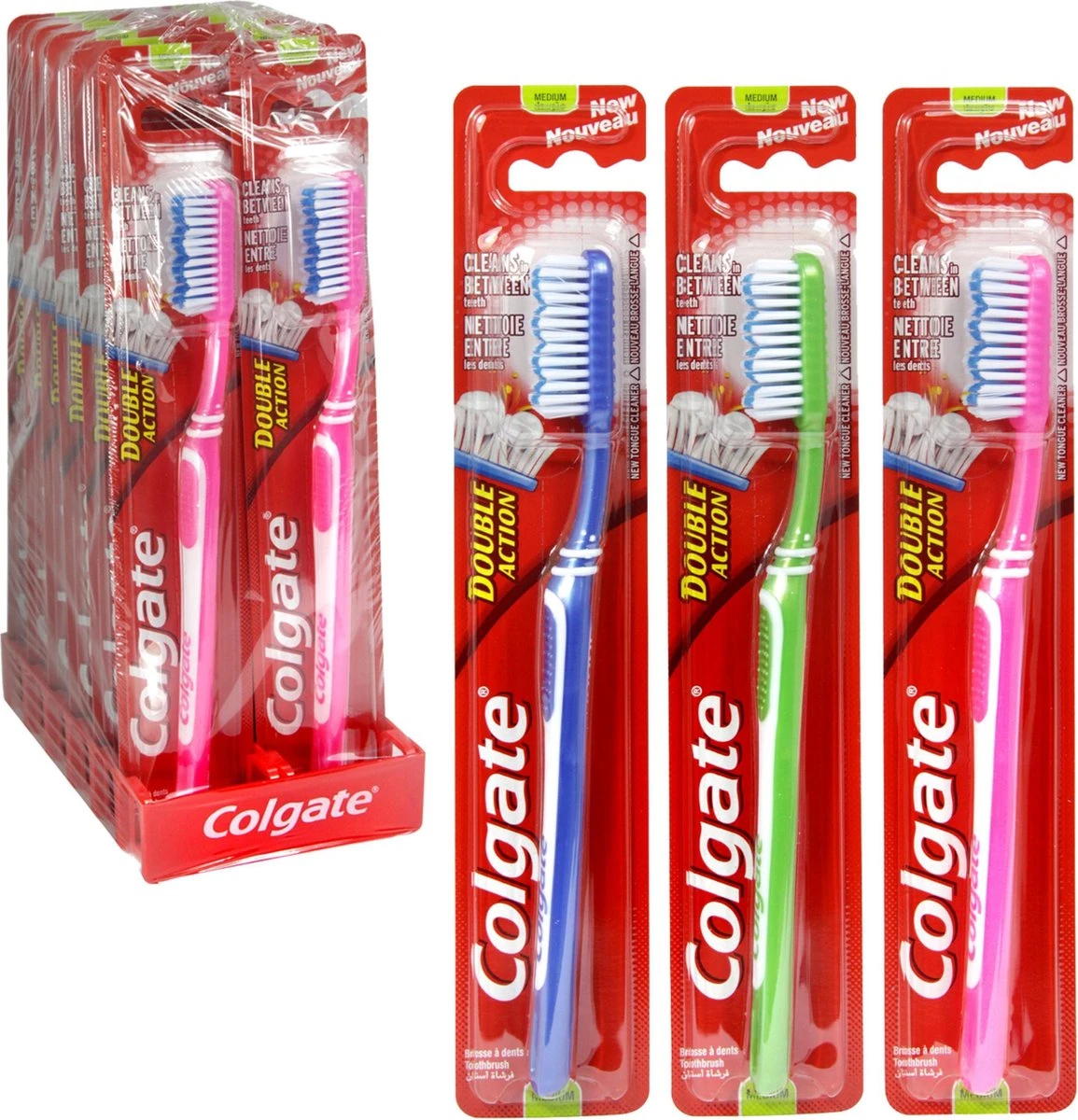 Colgate® 12x Colgate Double Action Tandenborstel 1 Colgate® 12x Colgate Double Action Tandenborstel