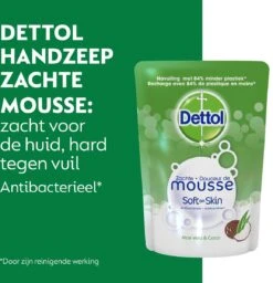 Dettol Handzeep Zachte Mousse - Antibacterieel - Navulling Magic Foam - Aloe Vera & Coco - 200 Ml -Verzorgings Producten Winkel 1157x1200