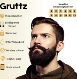 Gruttz - 11 In 1 Baardtrimmer Voor Mannen - Inclusief Reistas - Trimmer Baard Neus Oor En Lichaam - Bodygroomer Mannen -Verzorgings Producten Winkel 1161x1200 2
