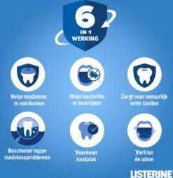 LISTERINE Total Care Bescherming Tegen Tandsteen: Mondspoeling Voor Complete Bescherming Tegen De Opbouw Van Tandsteen Met 6-in-1 Effect - Met Essentiële Oliën, Fluoride En Zinkformule, 3 X 500 Ml -Verzorgings Producten Winkel 1163x1200 6