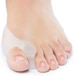 Merkloos Hallux Valgus Siliconen Teencorrector/Spreider En Beschermer Grote Teen – Siliconen Teenspreiders (Per Paar) - Beigeig -Verzorgings Producten Winkel 1165x1200