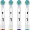 Opzetborstels Geschikt Voor Oral-B / Braun Precision Clean- Elektrische Tandenborstel - 4-pack - Opzetstukjes - Opzetborstels Elektrische Tandenborstel