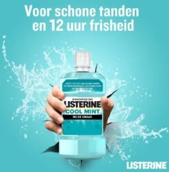 LISTERINE Cool Mint Milde Smaak, Mondspoeling Zonder Alcohol Met Etherische Oliën, Helpt Bacteriën Te Verwijderen En Zorgt Voor Een Langdurig Frisse Adem, 3 X 500 Ml -Verzorgings Producten Winkel 1177x1200 5
