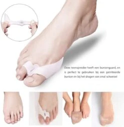 {Feetz} Hallux Valgus Bunion Protector & Corrector - SET VAN 8 STUKS – Voetverzorging & Teenspreider Teenspalk – Voorvoetzolen Siliconen Set Ter Correctie Van Tenenstand. Inclusief Teenband & Massagebal Voor Spierversterkende Oefeningen -Verzorgings Producten Winkel 1178x1200 1