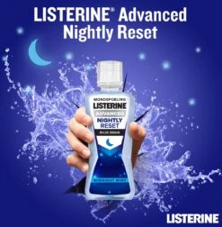 LISTERINE Nightly Reset Milde Smaak, Mondspoeling Met RAPID-FUSHION -technologie Voor Gebruik Tijdens De Nacht, Hermineraliseert Het Tandglazuur, 3 X 400 Ml -Verzorgings Producten Winkel 1178x1200 5