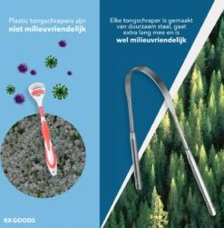 RX Goods RVS Tongschraper Voor Mondverzorging – 4 Stuks – Tongreiniger, Tongborstel & Tong Schraper – Duurzaam & Herbruikbaar -Verzorgings Producten Winkel 1180x1200 7