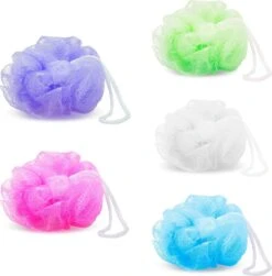 Set Van 5 - Douchespons / Badspons - Puff Sponzen / Netspons / Spons - Voordeelverpakking -Verzorgings Producten Winkel 1181x1200 1