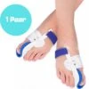 Hallux Valgus Statische Nachtspalk - Rechts + Links - Foot Pijnbestrijding - Teen Separator - Duim Corrector - Blauw / Wit