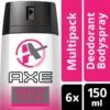 Axe Anarchy For Women - 150 Ml - Deodorant Spray - 6 Stuks - Voordeelverpakking