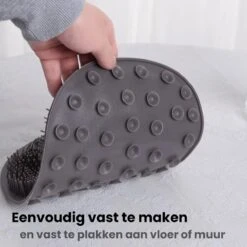 JEKO® - Voetscrubber - Douche Borstel - Voetmassage - Douchemat Antislip Zuignappen - Massage Mat - Voet Verzorging - Rug Wasser - Voetwasser - Grijs 8 JEKO® - Voetscrubber - Douche Borstel - Voetmassage - Douchemat Antislip Zuignappen - Massage Mat - Voet Verzorging - Rug Wasser - Voetwasser - Grijs -Verzorgings Producten Winkel 1198x1200 13