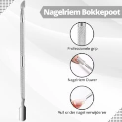 3 Delige Nagelriem Knipper Set - Cuticle Pusher Duwer Verwijderaar Trimmer Mesje - Bokkenpootje Nagels -Verzorgings Producten Winkel 1198x1200 3