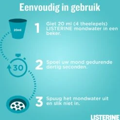 LISTERINE® Fresh Mint, Mondspoeling Met Essentiële Oliën Voor Een Langdurig Frisse Adem, 3x600ml -Verzorgings Producten Winkel 1198x1200 54