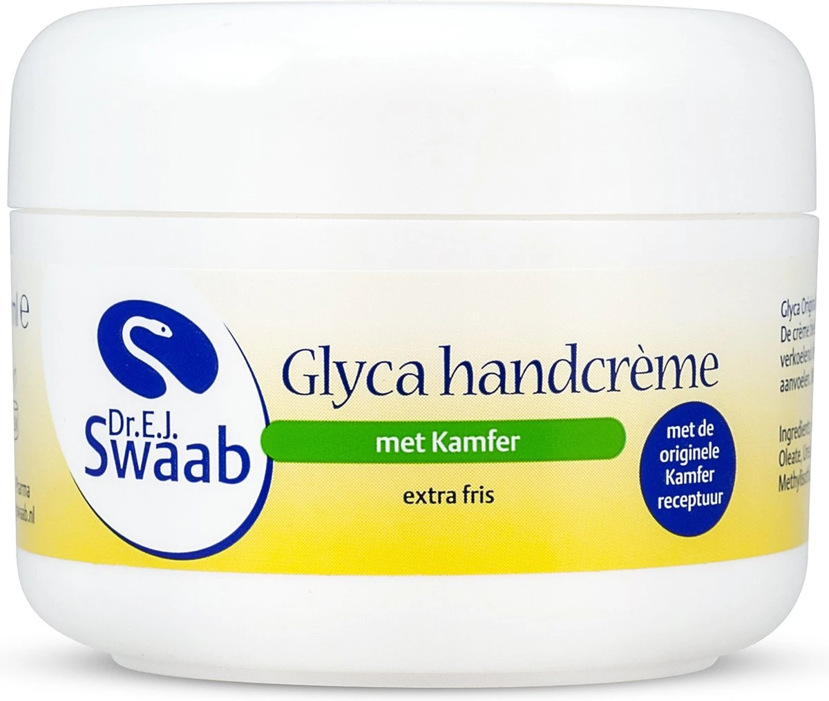Dr. Swaab Glyca Kamfer - 100 Ml - Handcrème 2 Dr. Swaab Glyca Kamfer - 100 Ml - Handcrème - Afbeelding 2