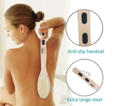 Blubs® – Houten Badborstel – Dry Brush – Rug Scrubber – Lichaamsborstel – Rugborstel Douche Met Steel – Huidborstel – Rugborstel Hout – Houten Badborstel Met Steel – Doucheborstel Met Steel – Houten Borstel – Droogborstel – Massage – Zwart -Verzorgings Producten Winkel 1200x1062 3