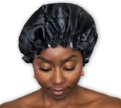Merkloos GROTE Douchemuts / Shower Cap / Douchekapje / Douche Cap Voor Vol Haar / Krullen / Afro - Zwart -Verzorgings Producten Winkel 1200x1074 2