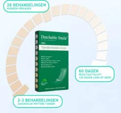 Dutchable Whitening Strips - Teeth Whitening Strips - Tandenbleek Strips - Met GRATIS Bamboe Tandenborstel - 100% Biologisch - Vegan - PAP+ -Verzorgings Producten Winkel 1200x1122 5