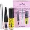 Herome 3 In 1 Manicure Nagelverzorging Set – Beschadigde Nagels – Nagelriemolie, Nagelriemcrème En Nagelverharder