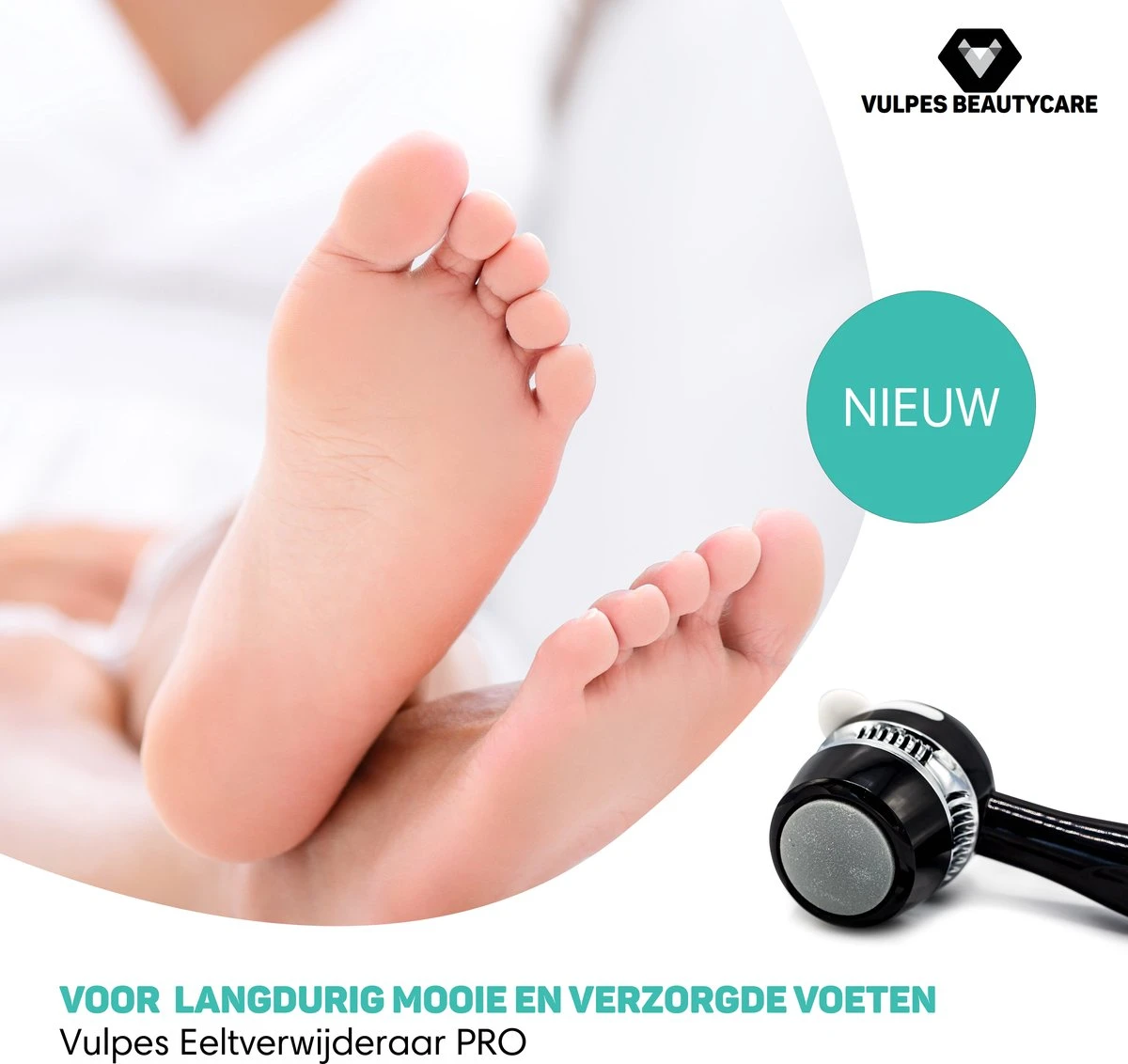 Vulpes BeautyCare® Elektrische Eelt Verwijderaar Pro – Stofzuigfunctie – 3 Snelheden – Inclusief 3 Vijlschijven & Borstel - USB-Oplaadbaar 3 Vulpes BeautyCare® Elektrische Eelt Verwijderaar Pro – Stofzuigfunctie – 3 Snelheden – Inclusief 3 Vijlschijven & Borstel - USB-Oplaadbaar - Afbeelding 3