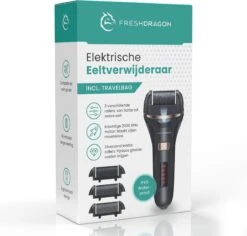FreshDragon Elektrische Eelt Verwijderaar - Voetvijl - Inclusief 3 Rollers - Oplaadbaar -Verzorgings Producten Winkel 1200x1145