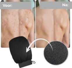 Sensu Scrub Handschoen - 3 Stuks - Zwart - Washand Exfoliating Glove - Kessa Hammam Washandje -Verzorgings Producten Winkel 1200x1147 4