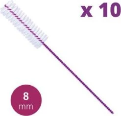 Lactona Interdentaal Ragers - Large 8mm - Violet - 2 Gripzak X 5 Stuks - Voordeelpakket