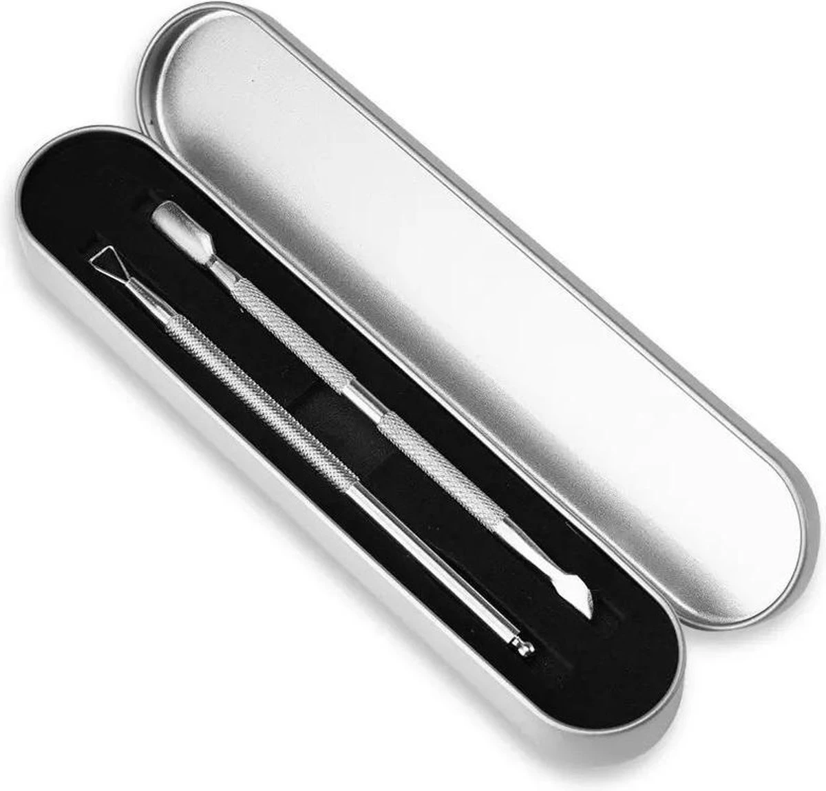 BenjaBeauty Bokkepootje Nagels - Schraper - Cuticle Pusher - Bokkenpootje Nagels - Cuticle Remover - Pedicure - Manicure 6 BenjaBeauty Bokkepootje Nagels - Schraper - Cuticle Pusher - Bokkenpootje Nagels - Cuticle Remover - Pedicure - Manicure - Afbeelding 6