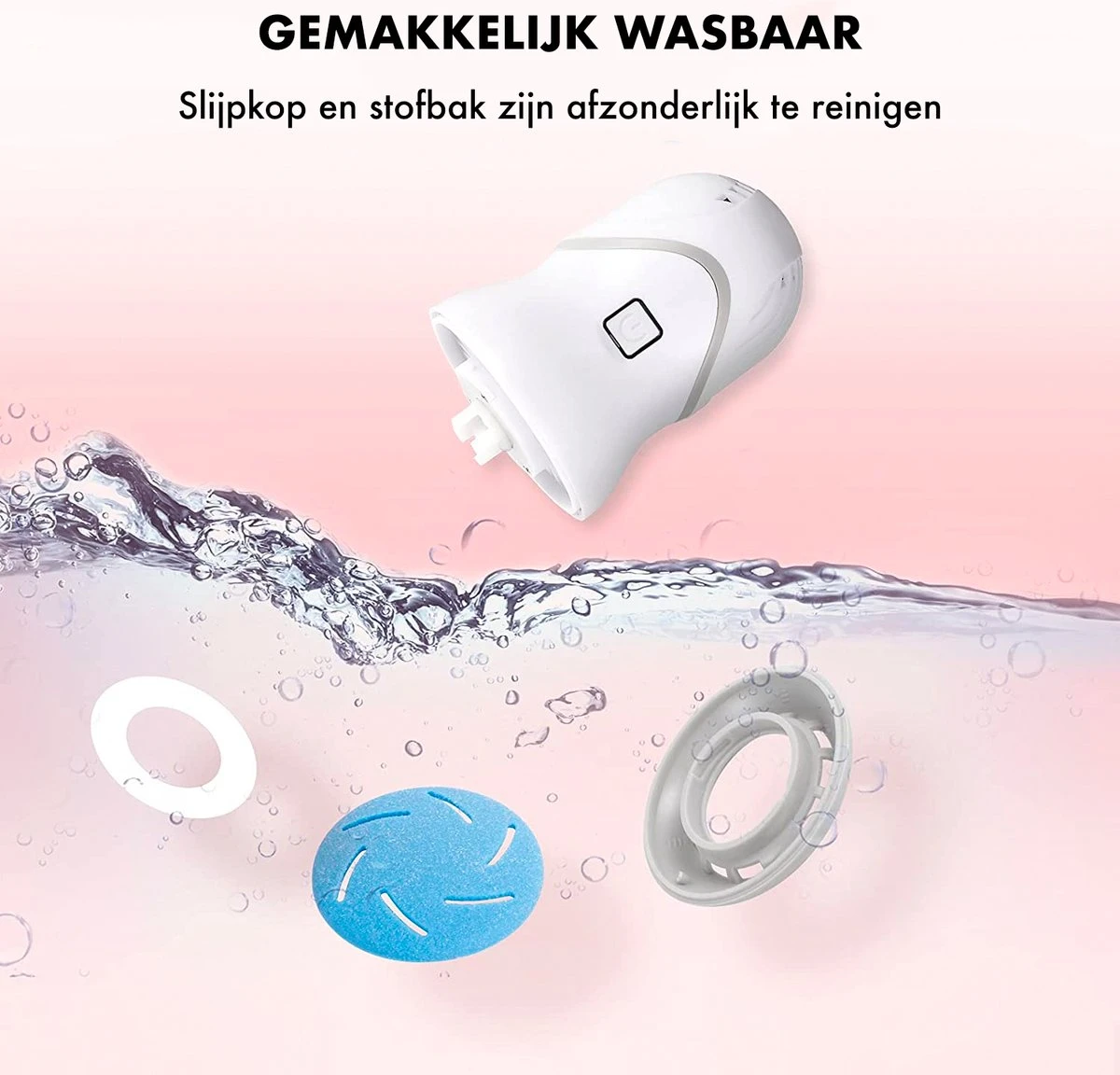 DynaBright Elektrische Eeltverwijderaar Met Stofzuigsysteem - Inc. 3 Vlijlschijven - 2 Standen - Voetvijl - Eeltvijl - Eelt Verwijderaar -USB Oplaadbaar - Geïntegreerde Zuigfunctie 5 DynaBright Elektrische Eeltverwijderaar Met Stofzuigsysteem - Inc. 3 Vlijlschijven - 2 Standen - Voetvijl - Eeltvijl - Eelt Verwijderaar -USB Oplaadbaar - Geïntegreerde Zuigfunctie - Afbeelding 5