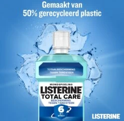 LISTERINE Total Care Bescherming Tegen Tandsteen: Mondspoeling Voor Complete Bescherming Tegen De Opbouw Van Tandsteen Met 6-in-1 Effect - Met Essentiële Oliën, Fluoride En Zinkformule, 3 X 500 Ml -Verzorgings Producten Winkel 1200x1171 12