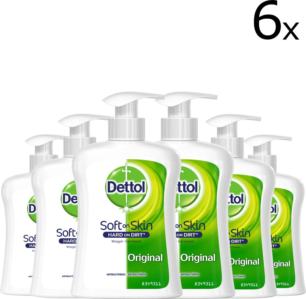 Dettol - Handzeep - Antibacterieel - Original - 6 X 250 Ml 1 Dettol - Handzeep - Antibacterieel - Original - 6 X 250 Ml