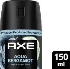 AXE Fine Fragrance Collection Aqua Bergamot Premium Deodorant Bodyspray 150 Ml