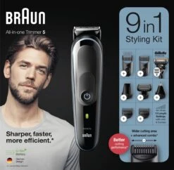 Braun Multigroomer 5 MGK5380 - 9in1 Trimmer Voor Mannen - Baard + Haar 16 Braun Multigroomer 5 MGK5380 - 9in1 Trimmer Voor Mannen - Baard + Haar -Verzorgings Producten Winkel 1200x1177 8