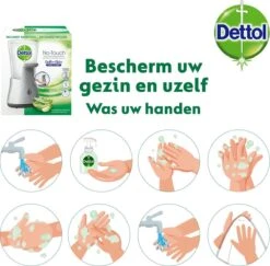 Dettol - Handzeep - Automatische Zeepdispenser - No Touch - Met Navulling Hydraterende Aloë Vera 250ml - Antibacterieel -Verzorgings Producten Winkel 1200x1180 4