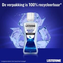 LISTERINE Nightly Reset Milde Smaak, Mondspoeling Met RAPID-FUSHION -technologie Voor Gebruik Tijdens De Nacht, Hermineraliseert Het Tandglazuur, 3 X 400 Ml -Verzorgings Producten Winkel 1200x1188 5