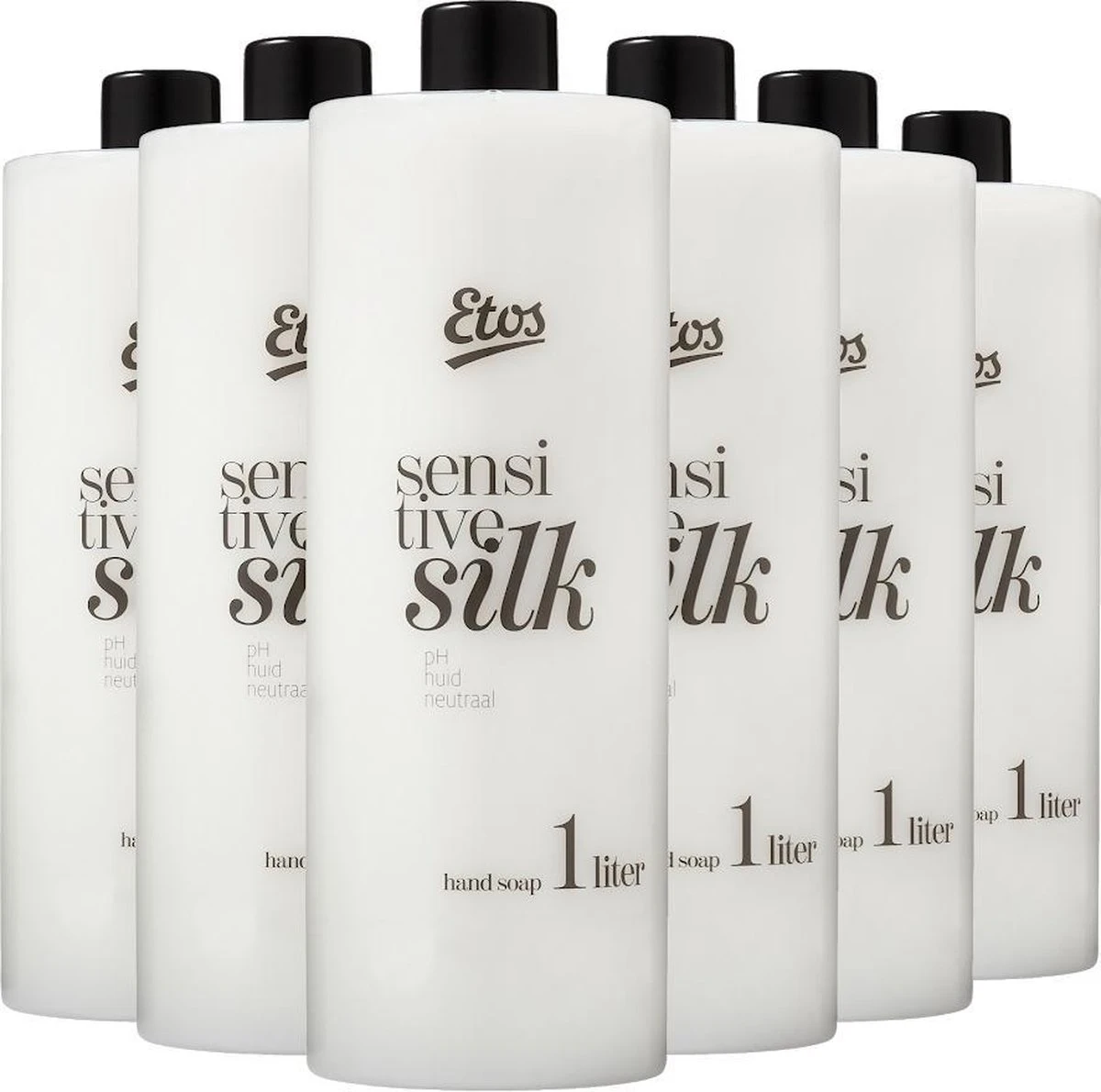 Etos Handzeep Sensitive Silk - Navulling - 6x1L - Voordeelverpakking 1 Etos Handzeep Sensitive Silk - Navulling - 6x1L - Voordeelverpakking